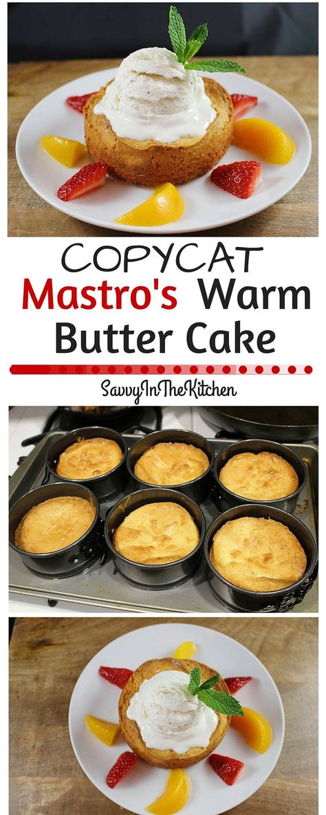 Warm Butter Cake Recipe, Mastros Butter Cake, Butter Cake Recipe, Warm Cake, Köstliche Desserts, Butter Cake, Cake Ingredients, Mini Desserts, Desert Recipes