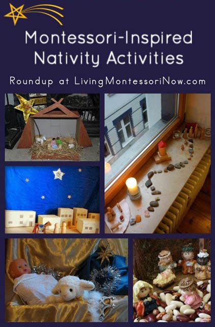 Roundup of Montessori-inspired Nativity activities for home or classroom Nativity Activities, Nativity Activity, Christ Centered Christmas, Advent Activities, The Nativity Story, Montessori Ideas, Happy Birthday Jesus, The Nativity, Nativity Crafts