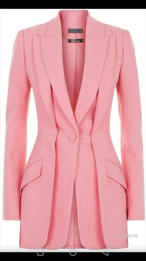 Lapel Jacket, Woman Suit Fashion, Blazer Designs, Abayas Fashion, Abaya Fashion, Fashion Design Clothes, Work Outfits Women, Blazer Fashion, Tailored Jacket