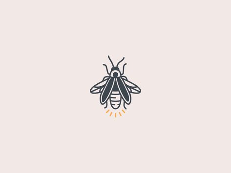 Firefly by Hannah Alspaugh on Dribbble White Rose Tattoo, Black And White Rose Tattoo, Firefly Tattoo, Firefly Art, Bug Tattoo, Insect Tattoo, Cute Tiny Tattoos, 1 Tattoo, Unique Tattoo