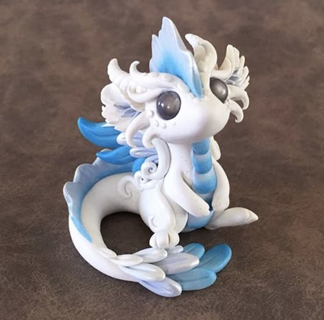 Air Dragon, Polymer Clay Kunst, Temecula California, Polymer Clay Dragon, Polymer Clay Flower Jewelry, Clay Dragon, Polymer Clay Figures, Dragon Sculpture, Art And Craft Videos