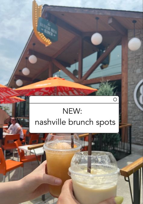 Nashville Tennessee brunch Spots Nashville Brunch, Buttermilk Ranch, Brunch Spots, Nashville Tennessee, Buttermilk, Nashville, Tennessee, Travel