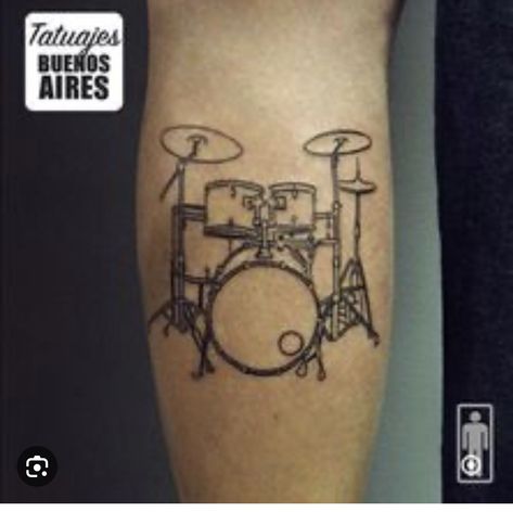 Drum Set Tattoo Ideas, Drum Tattoos For Men, Drumset Tattoo, Drum Set Tattoo, Drummer Tattoo Ideas, Drums Tattoo Ideas, Drum Tattoo Ideas, Drums Tattoo, Drummer Tattoo