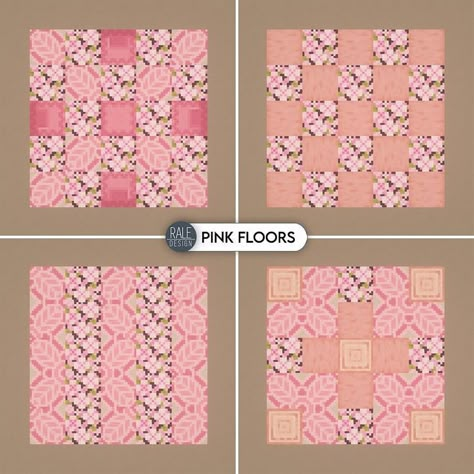 Minecraft Pink Floor Designs, Cute Minecraft Interior, Minecraft Spiral Staircase, Mc Builds, Rumah Minecraft Sederhana, Minecraft Blocks, Minecraft Structures, Minecraft Banner Designs, Bangunan Minecraft