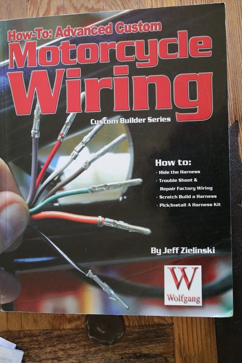 OldMotoDude: Motorcycling Wiring Book - Great info from the basics to advanced electronics Gsxr 1100, Motorcycle Wiring, Motorcycle Repair, Leather Gear, Bobber Motorcycle, Triumph Motorcycles, Motorcycle Leather, Motorcycle Engine, One Job