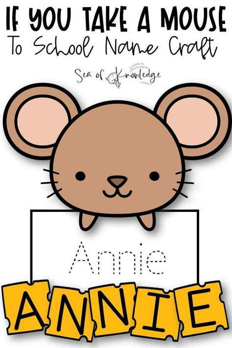 If You Take a Mouse to School Crafts and Printables: Fun and Educational Downloads! Take A Mouse To School Craft, If You Give A Mouse A Cookie Craft Preschool, If You Take A Mouse To School Craft, If You Give A Mouse A Cookie Craft, If You Take A Mouse To School Activities, If You Give A Mouse A Cookie Activities, Compound Word Games, Back To School Crafts For Preschoolers, Book Themed Crafts