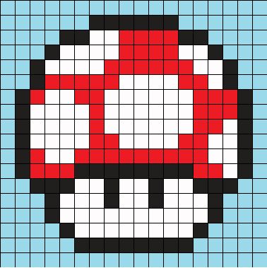 Pixel Pattern Crochet, Super Mario Pixel Art, Crochet Pixel Grid, Pixel Crochet Pattern, Crochet Pixel Pattern, Pixel Art Simple, Mario Blanket, Mario Crochet, Pixel Grid