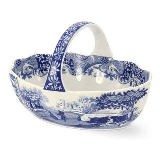 Spode Blue Italian Cone Shaped Topiary - On Sale - Bed Bath & Beyond - 39031580 Spode Blue Italian, Italian Dinnerware, Blue And White China, Perfect Wedding Gift, Blue Willow, Centerpiece Bowl, Fine Porcelain, China Porcelain, Original Gift