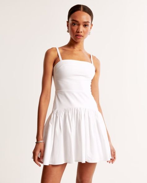 dress | Abercrombie.com Abercrombie And Fitch Dress, Cute Jumpsuits, Palm Beach Style, Mini Robes, Straight Neckline, Grad Dresses, Abercrombie And Fitch, Strapless Mini Dress, Drop Waist