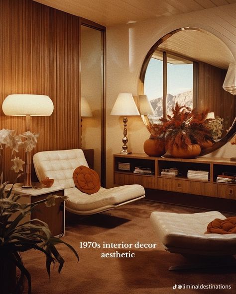 1970s Italian Interior Design, 70s Interior Design Retro Modern, 70s Mid Century Home, Retro Living Room 1970s, 1970 Interior Design, 70s Interior Design, 80s Interior, 70s Interior, Retro Interior Design