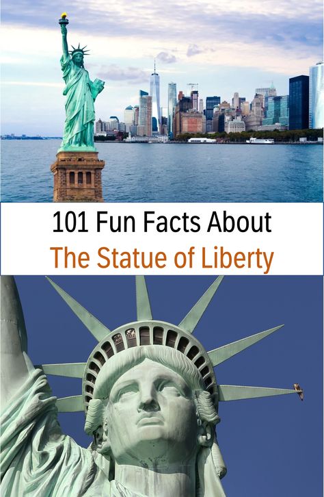 This article contains over 101 fun facts about the Statue of Liberty, fun facts for kids, plus fun facts about its history, tourism, culture, legends, and so much more! #funfacts #statueofliberty Statue Of Liberty School Project, American Symbols Crafts, Lego Statue Of Liberty, Statue Of Liberty Facts, Statue Of Liberty Book, Statue Of Liberty Crying, Fun Facts For Kids, American Symbols, Cultural Differences