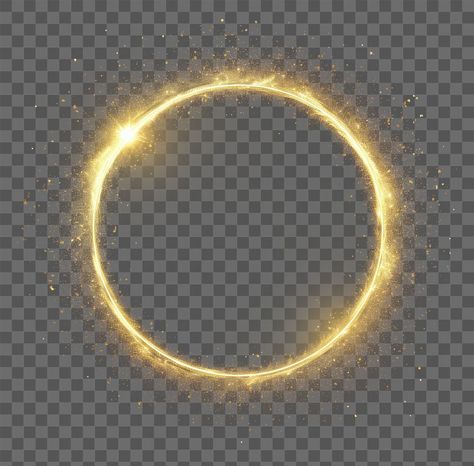 Circle Png Aesthetic, Lens Flare Png, Png Circle, Aesthetic Pngs, Gold Element, Sparkle Png, Circle Png, Png Elements, Png Aesthetic