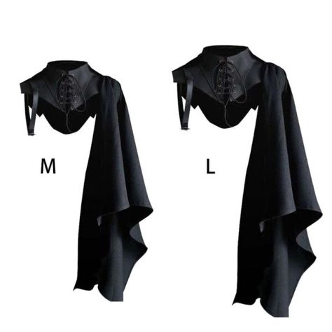 Just found this amazing item on AliExpress. Check it out! $15.03 20％ Off | Medieval Armor Black Cloak Single Shoulder Retro Cape Gothic Punk Lace Up Renaissance Costume Crusader Gear For Adult One Shoulder Cloak, Steampunk Assassin, Shoulder Cloak, Assassin Costume, Harley-davidson Sportster, Medieval Party, Black Cloak, Cape Costume, Anime Cosplay Costumes