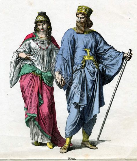 Medes nobility. Ancient Costumes of the Persians, Medes, Assyrians and other Asiatics Ancient Clothing, Persian Warrior, Ancient Near East, Ancient Persia, Persian Empire, Ancient Persian, Ancient Sculpture, Ancient Egyptian Art, Mesopotamia