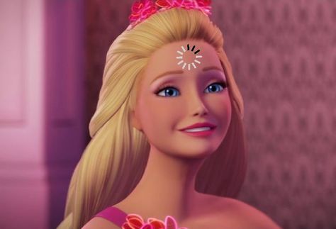 Barbie Funny Face, Barbie Memes Funny, Funny Barbie Pics, Cartoon Character Aesthetic, Aesthetic Small Tattoos, Barbie Humor, Kiri Avatar 2, Princess Gone Bad, Wispy Curtain Fringe