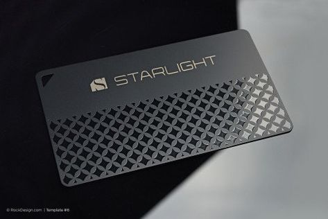 Quick laser engraved metal business card - Starlight Laser Engraved Metal, Credit Card Design, Double Sided Business Cards, Free Business Card Templates, Metal Business Cards, Member Card, Professional Business Cards Templates, Visiting Card Design, Luxury Business Cards