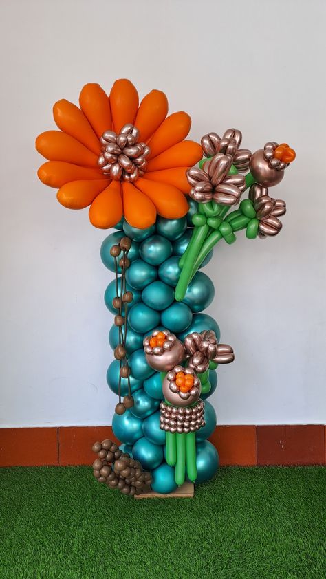 Flowers Balloons, Balloon Decor, Balloon Garland, Balloon Decorations, Beautiful Things, Balloons, Flowers