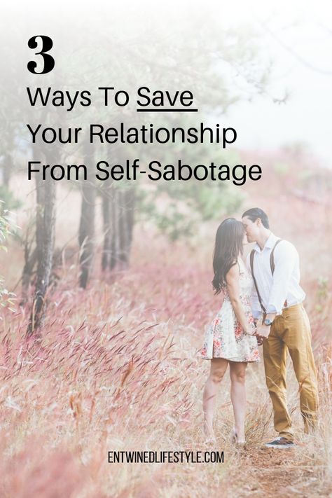 Do you find yourself self-sabotaging your happiness when it comes to relationships? More than likely you're doing this because you are putting all your energy into your relationship when you should be putting it into yourself. Seeking your self-worth from a partner is the quickest way to destroy a connection. Save your relationship with these 3 dating tips. #relationships #relationshipadvice #selfhelp Why Do I Sabatoge Relationships, Sabatoge Relationship, Self Sabatoge Relationships, Feminine Dating, Save Relationship, Relationships Tips, Relationships Advice, Relationship Boundaries, Toxic Relationship