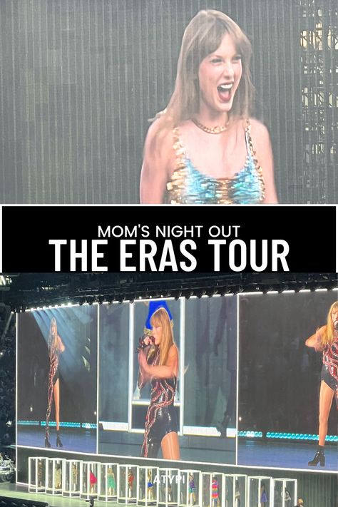 Need a fun mom's night out! Taylor Swift is the ultimate mom's night out and I am sharing my experience, several tips, and outfit ideas. Pin and click to read more! Taylor Swift Mom Outfit, Mom Taylor Swift Outfits, Eras Tour Mom Outfit Ideas, Taylor Swift Concert Outfit Ideas Mom, Mom Eras Tour Outfit Ideas, Eras Tour Outfits Mom, Taylor Swift Mom Concert Outfit, Taylor Swift Concert Outfits For Moms, Mom Eras Tour Outfit