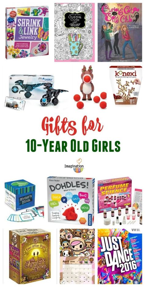 Discover the perfect gift for your 10 year old girls with this best list of games, books, toys, and art kits. Black Bloggers, Presents For Girls, Birthday Gifts For Boys, Crafts For Teens, Birthday Gift Ideas, Christmas Girl, Toys For Girls, Gifts For Girls, Boy Birthday