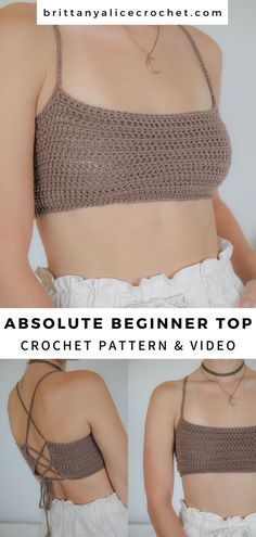 Crochet Top Designs, Crochet Crop Top Outfit, Crochet Bra Top, Crochet Beginner, Crochet Bra, Crochet Crop Top Pattern, Crop Top Pattern, Mode Crochet, Crochet Summer Tops