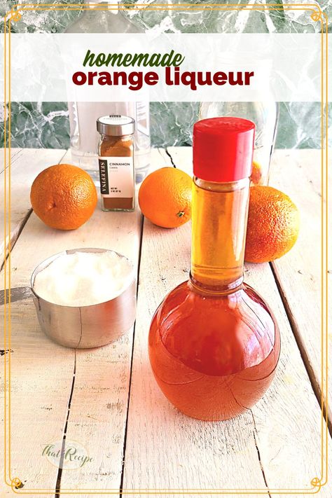 Homemade Orange Liqueur is a simple to make cordial essential for a variety of cocktails or use it to enhance a variety of desserts. Spring Sweets, Yellow Dragon Fruit, Cocktail Inspiration, Pear Muffins, Spring Recipes Dessert, Friends Recipes, How To Make Orange, Orange Liqueur, Ginger Smoothie