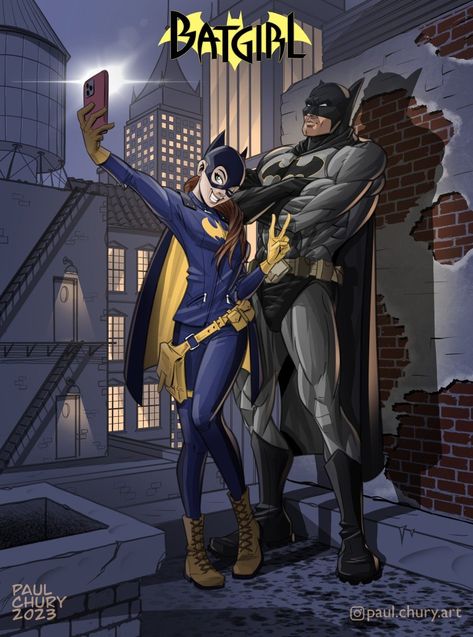 Batman X Batgirl, Batman Art Drawing, Batman And Batgirl, Marvel And Dc Characters, Dc Comics Wallpaper, Harley Quinn Comic, Female Superhero, Dc Comics Superheroes, Batman Comic Art