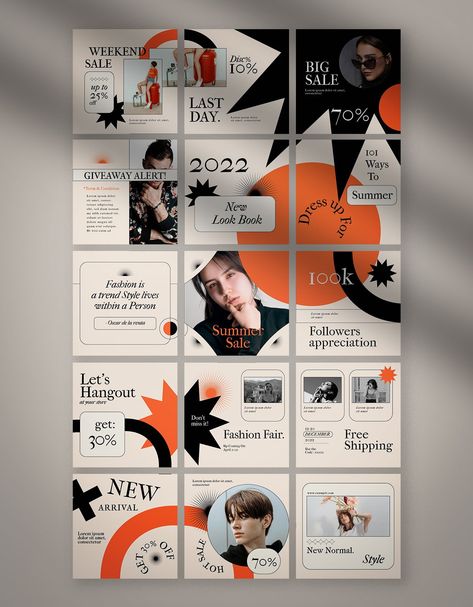 Fashion Instagram Puzzle Monochrome by graphicook on @creativemarket Publication Instagram Idee, Monochrome Instagram Feed, Instagram Grid Design Fashion, Monochrome Branding, Instagram Puzzle Feed, Instagram Grid Design, Church Branding, Instagram Graphic Design, Instagram Design Layout