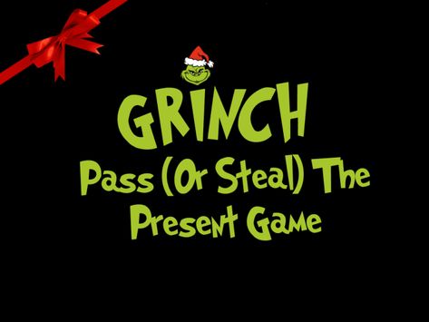 Steal The Present Game, Grinch Gift Exchange Game, Iceland Christmas, Gift Exchange Game, Grinch Coloring Pages, Grinch Quotes, Christmas Cabin, Gift Exchange Games, Grinch Party