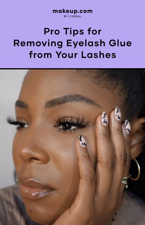 How to Remove Eyelash Glue from Your Lashes Eye Lash Glue Remover, How To Get Eyelash Glue Off Eyelashes, How To Remove Lash Glue From Lashes, How To Remove Fake Eyelashes, How To Remove Eyelash Glue, How To Remove False Eyelashes, How To Remove Fake Lashes, Diy Eyelash Glue, Glitter Eyelash Extensions