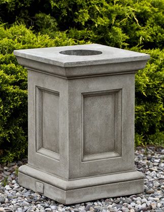 Barnett Pedestal Stone Pedestal, Campania International, French Limestone, Urn Planters, Concrete Planter, Garden Accents, Cast Stone, Stone Collection, Artisan Design