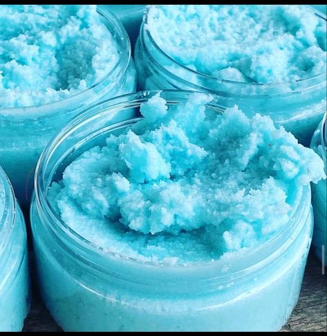 Blue Tarirarara Sugar body scrub Blue Body Scrub, Bath Scrubs, Sugar Body Scrub, Icy Blue, Body Scrub, Body Butter, Sugar Scrub, Scrubs, Body Care