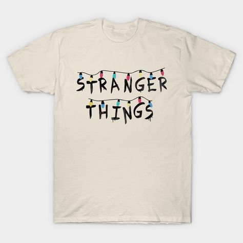 Stranger Things (Fairy Lights) bulbs Classic T-Shirt Stranger Things Tshirt Designs, Stranger Things Tshirt, Fairy Light, Fairy Lights, Stranger Things, Classic T Shirts, V Neck T Shirt, Graphic T Shirt, Graphic Tshirt