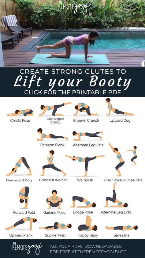 Strong Glutes, Hata Yoga, Yoga Workout Routine, Yoga Kunst, Arte Yoga, Yoga Kurse, Yoga Sequence, Outfit Yoga, Easy Yoga Workouts