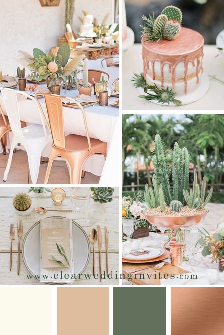 Copper Summer Wedding, Cactus Themed Wedding, Agave Theme Wedding, Cacti Wedding Decor, Desert Theme Wedding Decor, Desert Glam Wedding, Modern Desert Wedding Decor, Cactus Wedding Table Decor, Copper And Green Wedding