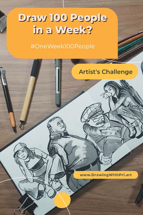 100 Drawing Challenge, One Week Drawing Challenge, Drawing Challenges, Kuretake Brush Pen, Learn To Sketch, Person Drawing, Sketches Of People, Simple Line Drawings, Leaf Drawing