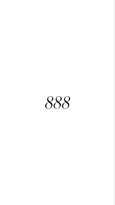 888 Angel Number Tattoo, 888 Tattoo, 888 Angel, Number Tattoos, Angel Numbers, Abba, Tatting, Mood Board, Tattoo Ideas