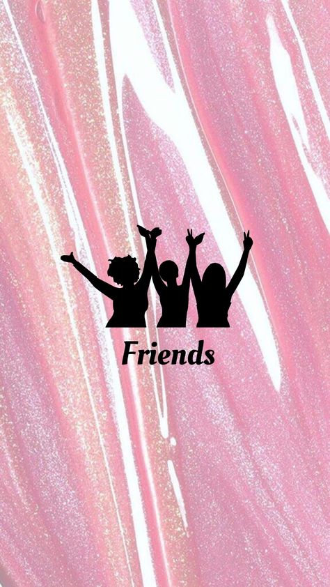 Friendship Wallpaper Backgrounds, Highlights Profile Instagram, Friendship Background Wallpaper, Friends Wallpaper Instagram, Wallpaper For Highlights, Friendship Background, Friendship Logo, Instagram Highlight Icons Pink, Friendship Wallpaper