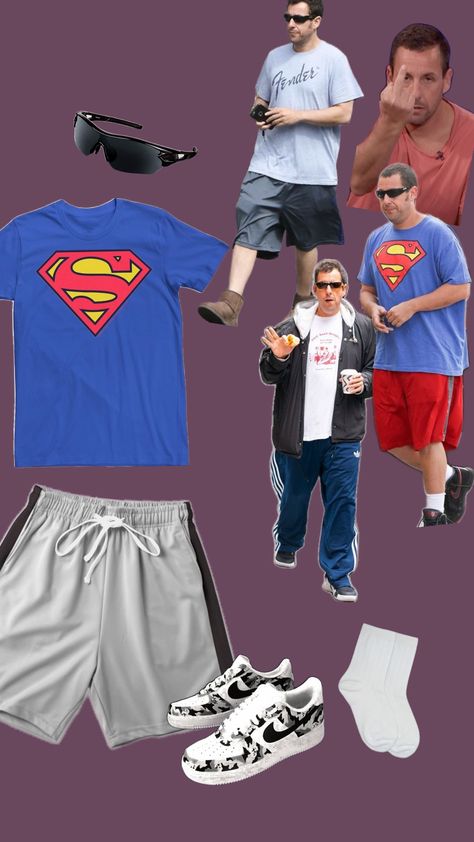 Adam sandler halloween costume idea Adam Sandler Core Outfits, Adam Sandler Halloween, Adam Sandler Costume Ideas, Adam Sandler Outfits Spirit Week, Adam Sandler Outfits, Adam Sanders, Spirit Day Ideas, November Mood, School Spirit Days