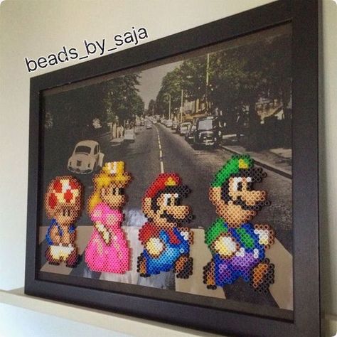 Nintendo Crafts, Yoshi Nintendo, Mario Crafts, Perler Bead Designs, Perler Bead Mario, Cuadros Diy, Pixel Beads, Art Perle, Hama Beads Design