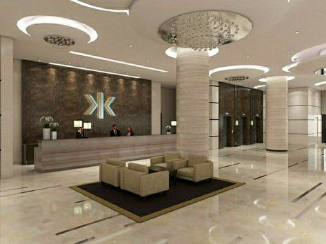 Luxury Condo Lobby Design, Hotel Front Office Design, Hotel Lobby Front Desk, Front Desk Bloxburg, Hotel Lobby Bloxburg, Bloxburg Hotel Lobby Ideas, 5 Star Hotel Lobby Design, Five Star Hotel Lobby, Apartment Front Desk