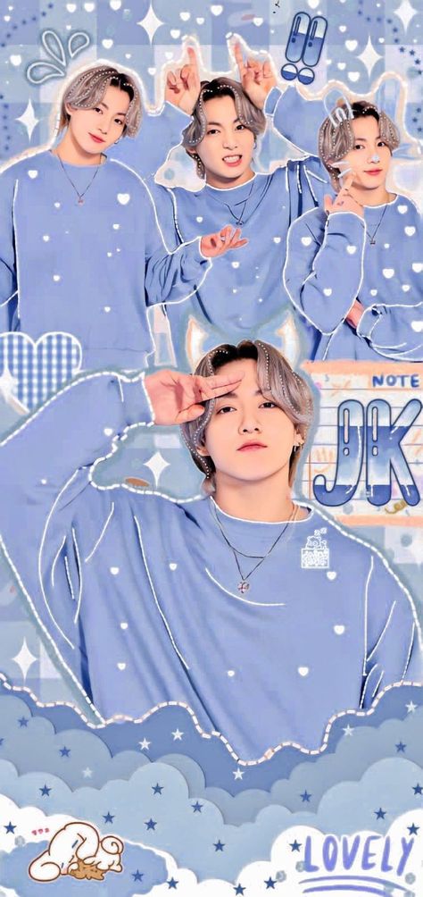 #jungkook #jeon #jk #wallpaper Kookie Wallpaper Cute, Jungkook Bunny, Funny Lockscreen, Wallpaper Soft, Bts History, Black Pink Background, Bunny Wallpaper, Blue Wallpaper Iphone, Cute Themes