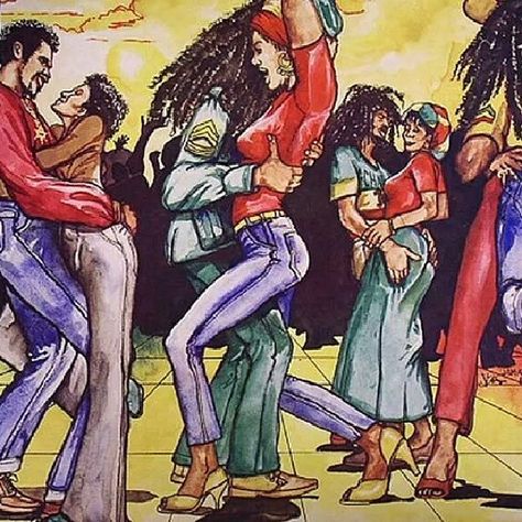 #jamaica#Dancehall #throwback Jamaican Art, Rasta Art, Dub Music, Reggae Art, Soca Music, Jamaican Culture, Dancing Drawings, Black Photography, Reggae Music