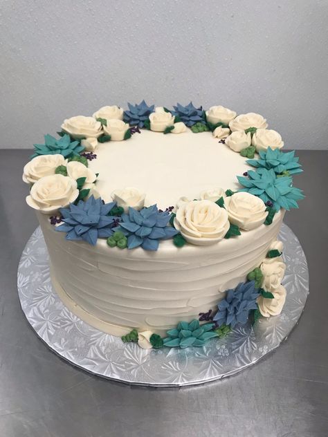 45th Wedding Anniversary Cake, Floral Cakes, 45th Wedding Anniversary, Real Ingredients, Floral Cake, On Your Wedding Day, Cake Ideas, Rosemary, Wedding Anniversary