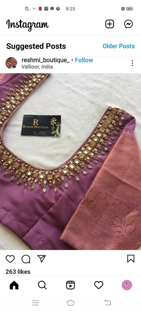 Copper Silk Saree Blouse Designs, Copper Zari Silk Saree Blouse Design, Copper Blouse Aari Work Designs, Pink With Blue Aari Work Blouse, Copper Embroidery Work Blouse, Copper Saree Blouse Designs Aari Work, Maggam Work For Pink Blouse, Copper Zari Aari Work Blouse Design, Simple Zari Work Blouse Designs