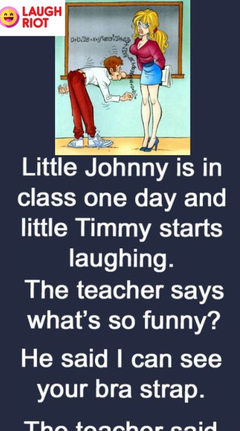 FUNNY JOKE | Little Johnny is in class one day and little Timmy starts laughing. Hilarious Jokes For Adults, Dope Tattoos Creative, Jokes Dark, Tattoos Creative, Jokes Hilarious, Corny Jokes, Hilarious Jokes, Short Jokes, Jokes Funny