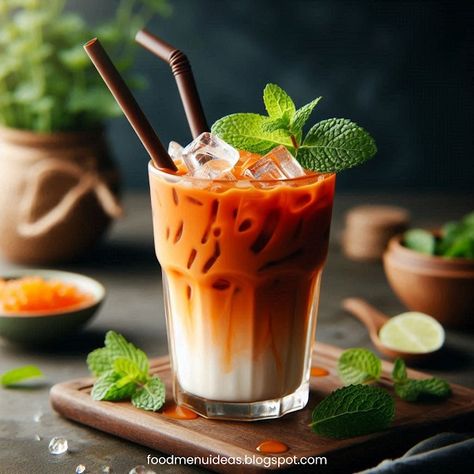 Thai Iced Tea Recipe Thai Iced Tea Recipe, Thai Tea Recipes, German Potato Salad Recipe, Thai Iced Tea, Iced Tea Recipe, Chicken Recipes Boneless, German Potatoes, Italian Recipes Dessert, German Potato Salad