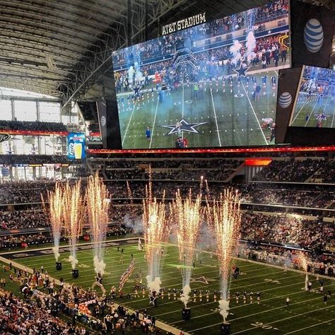 AT&T Stadium - Dallas Cowboys Nfl Stadium, Dallas Cowboys Stadium, At&t Stadium, Superbowl Stadium, Super Bowl Aesthetic, Dallas Cowboys Aesthetic, Super Bowl Stadium, Dallas Cowboys Game, Cow Boys