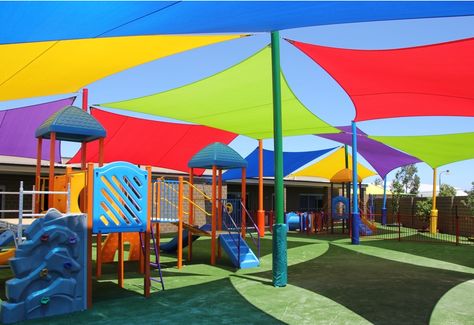 Playground Shade, Waterproof Shade Sails, Outdoor Awnings, Outdoor Play Area, Shade Sails, Patio Canopy, Sun Sail Shade, Outdoor Classroom, Shade Cloth