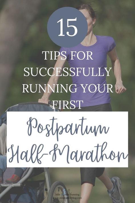 Navigating the world of postpartum running can be tricky, but also exciting to reach new milestones. One of those milestones may be returning to racing. For many postpartum runners a goal during their first year after giving birth may be to run a half-marathon. What do you need to know in order to successfully train for and run your first postpartum half-marathon? Postpartum Running, Half Marathon Tips, Half Marathon Training Schedule, Running Half Marathons, Marathon Tips, Tips For Running, Half Marathon Training Plan, Marathon Training Plan, After Giving Birth